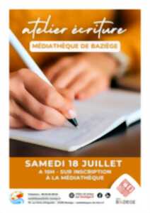 photo ATELIER D'ÉCRITURE À LA MÉDIATHÈQUE DE BAZIÈGE