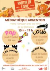 photo Partir en livre à la médiathèque d'Argenton sur Creuse
