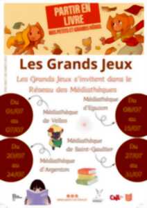 photo Les Grands Jeux à la médiathèque