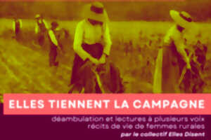 photo Déambulation & lectures | Elles tiennent la campagne