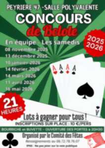 photo Concours de belote en équipe