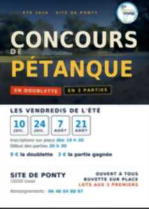 photo Concours de pétanque en doublette