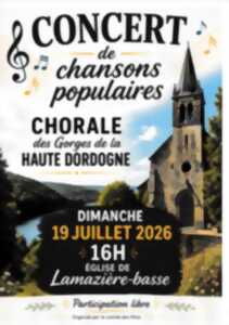 photo Concert chorale des Gorges de la Haute-Dordogne