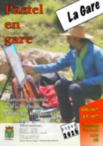 photo EXPOSITION PASTEL EN GARE