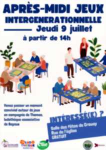 photo Après-midi jeux intergénérationnels