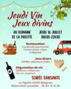 photo Jeudi Vin Jeux Divins