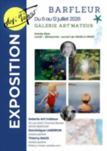 photo Exposition peinture Landron et Maze