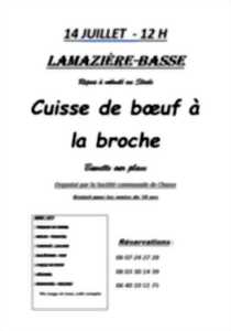 photo Repas des chasseurs cuisse de boeuf
