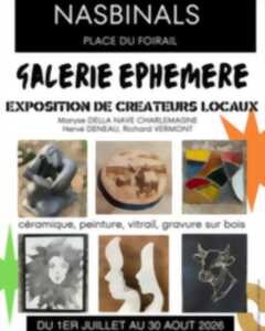 photo GALERIE ÉPHÉMÈRE : EXPOSITION DE CRÉATEURS LOCAUX À NASBINALS
