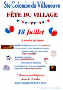 photo Fête au village de Sainte-Colombe-de-Villeneuve