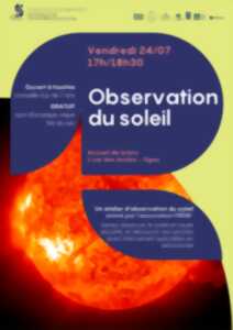 photo Observation du soleil