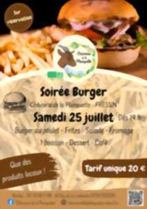 photo Soirée burger à la chèvrerie de la Planquette