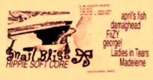 photo Snail Bliss Records acoustic - concert en terrasse
