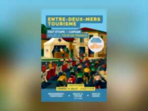 photo Entre-deux-Mers Tourisme fait étape à Capian pour le Tour de France