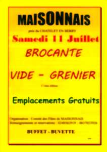 photo Brocante à Maisonnais