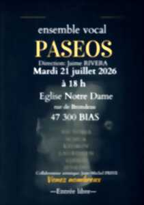 photo Concert ensemble vocal PASEOS