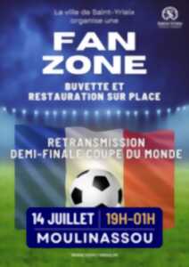 photo Fan Zone : 1/2 finale de la coupe de monde football 2026 FRANCE/ESPAGNE