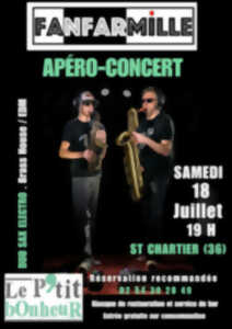 photo Apéro concert avec Fanfarmille Duo