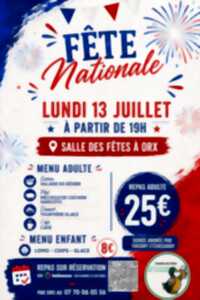 photo Fête Nationale - Repas et animation avec Thierry Etchegaray