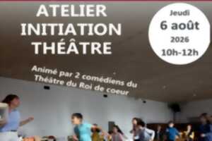 photo Atelier initiation au théâtre animé par deux comédiens du Théâtre du Roi de Cœur