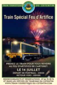 photo Train touristique du Cotentin : Spécial feux d'artifice !