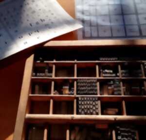 photo Atelier de composition typographique