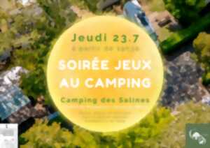photo Soirée Jeux au camping des Salines