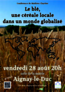 photo Conférence « Le blé, une céréale locale dans un monde globalisé »