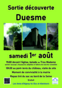 photo Sortie découverte à Duesme
