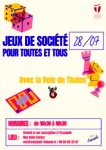 photo JEUX DE SOCIÉTÉ POUR TOUTES ET TOUS