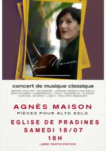 photo Concert d'Agnès MAISON, Alto Solo.