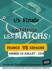 photo Diffusion France VS Espagne 1/2 Finale Coupe Du Monde 2026
