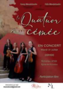 photo Concert du Quatuor Cémée