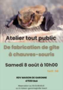 photo Atelier de fabrication d'abri à chauves-souris