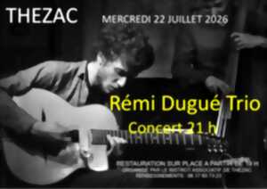 photo Concert Rémi DUGUÉ TRIO