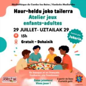 photo Atelier jeux enfants-adultes