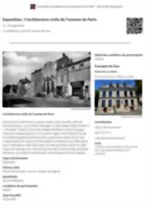 photo Journées du Patrimoine : Exposition sur l'architecture civile de l'avenue de Paris