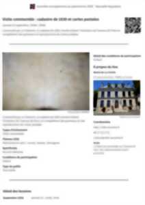 photo Journées du Patrimoine : Visite commentée cadastre de 1830 et cartes postales
