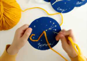 photo Animation familles : Broderie constellation
