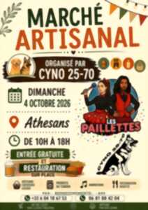 Marché artisanal organisé par Cyno 25 70