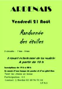 Randonnée des étoiles