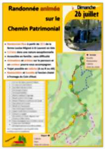 Rando animée sur le Chemin patrimonial