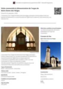 photo Journées du Patrimoine : Visite commentée et démonstration de l'orgue de Notre-Dame-des-Neiges