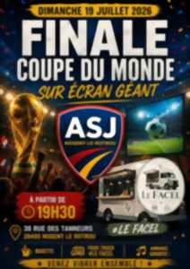 photo Finale Coupe du Monde de Foot à l'ASJ sur écran géant