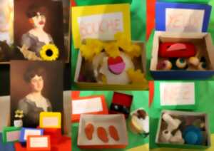 photo Animation Loupiots au Musée Marzelles : visage Bric-à-brac