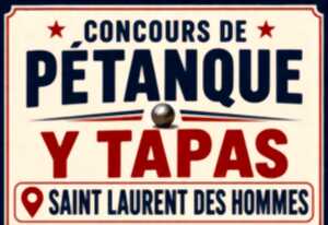 Concours de pétanque y Tapas