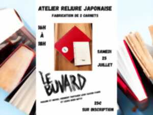 Atelier reliure japonaise avec les éditions du Buvard