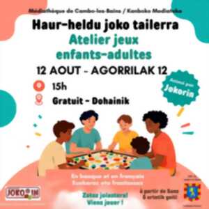 Atelier jeux enfants-adultes