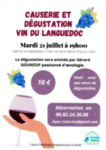 Causerie et dégustation vins de Languedoc