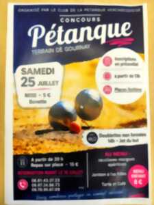 Concours pétanque sur le terran de Gournay